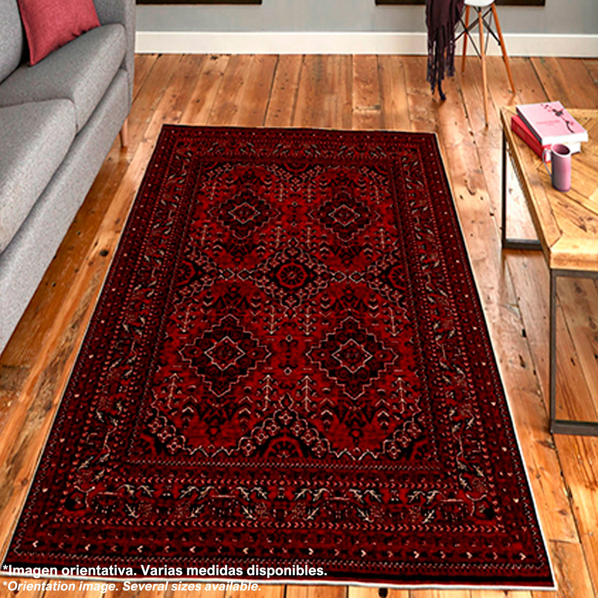 Alfombra poliéster estampada TheCastle 80x120cm (6)
