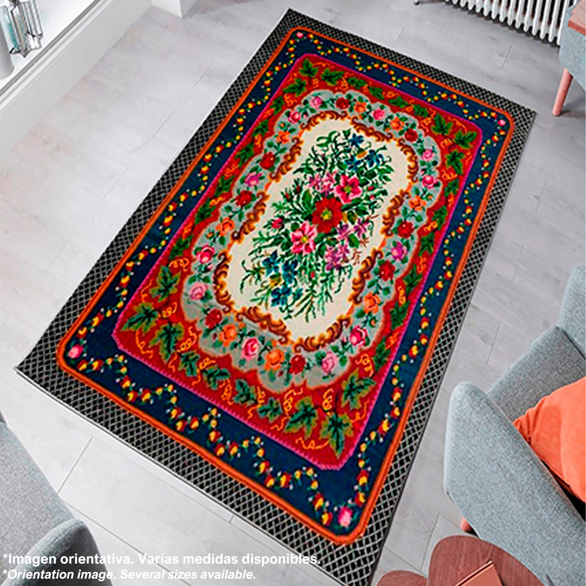 Alfombra poliéster estampada TheGrandma 100x150cm (6)
