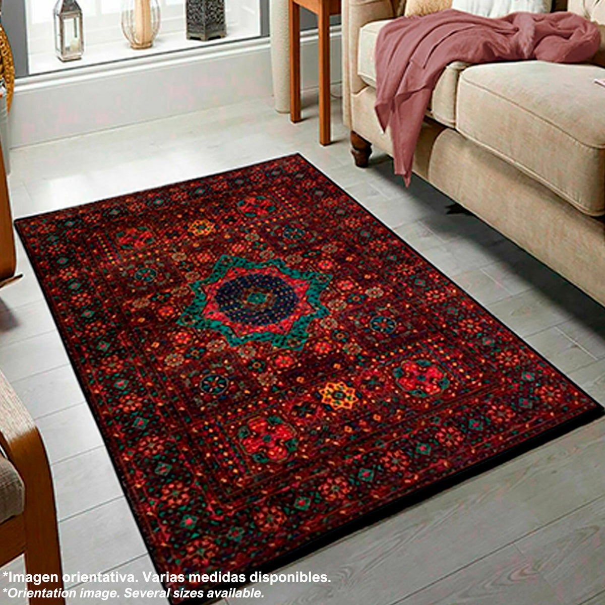 Alfombra poliéster estampada 100x150 cm modelo TheCult multicolor (6)