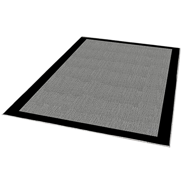 Alfombra poliéster estampada 80x150 cm modelo WH1010 gris