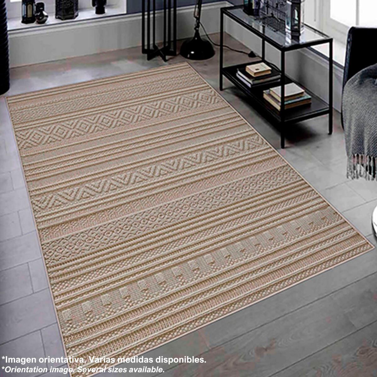 Alfombra poliéster estampada 80x150 cm modelo WH1013 multicolor (6)