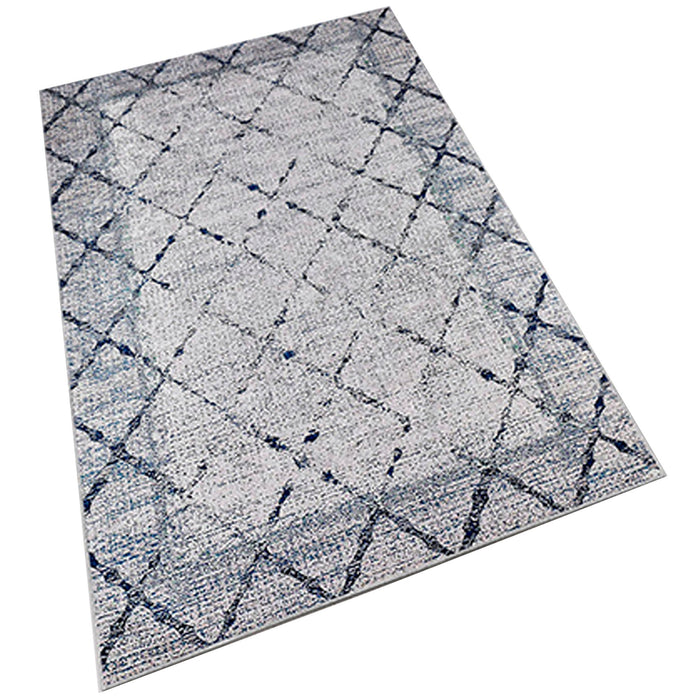 Alfombra poliéster estampada Strypered 80x120cm