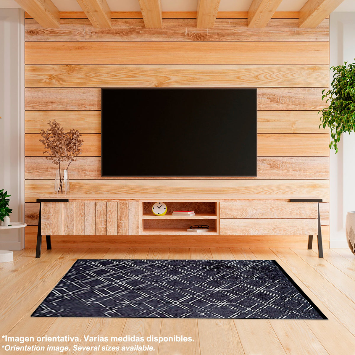 Alfombra poliéster estampada 80x120 cm modelo WH1021 multicolor (6)