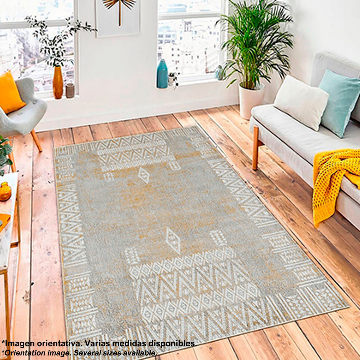 Alfombra poliéster estampada 60x100 cm modelo WH1031 multicolor (6)