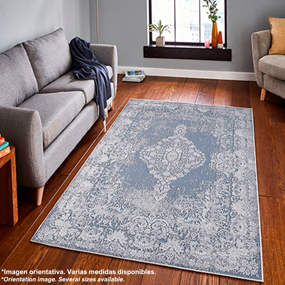 Alfombra poliéster estampada 60x100 cm modelo WH1032 multicolor (6)