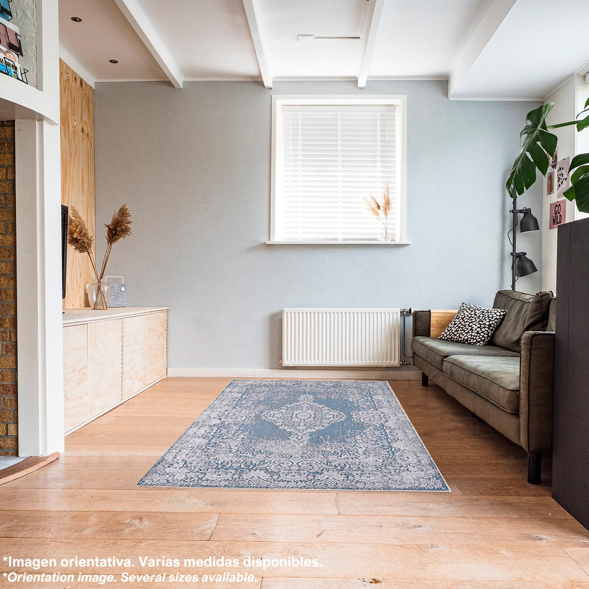 Alfombra poliéster estampada 60x100 cm modelo WH1032 multicolor (7)