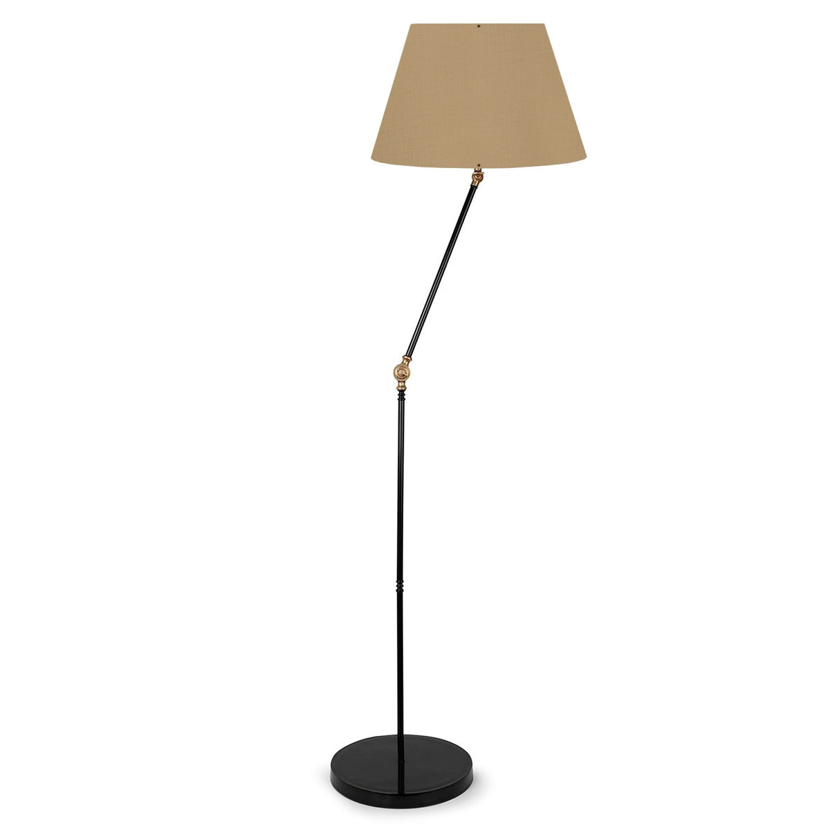 Lámpara de pie E27 marrón claro colección Konstanz H150cm