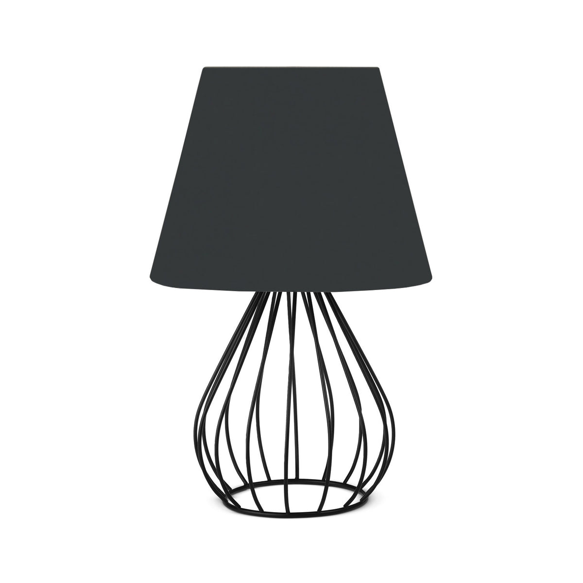 Lámpara de noche 36cm antracita tipo E27 máx 60W