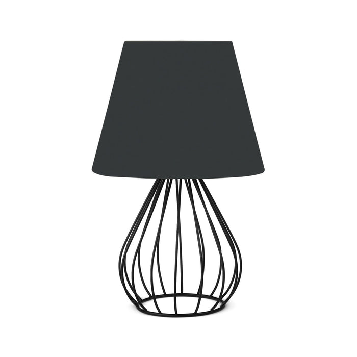 Lámpara de noche 36cm antracita tipo E27 máx 60W