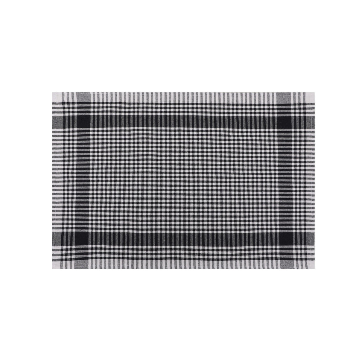 Set paños de cocina 10 pzs negro y blanco (3)