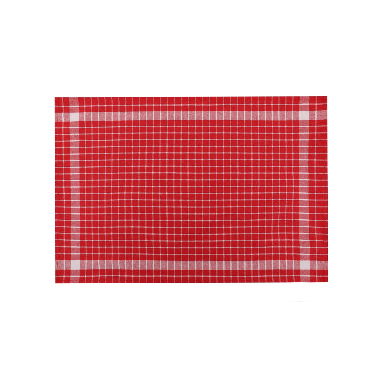 Set paños de cocina 10 pzs rojo y blanco (3)