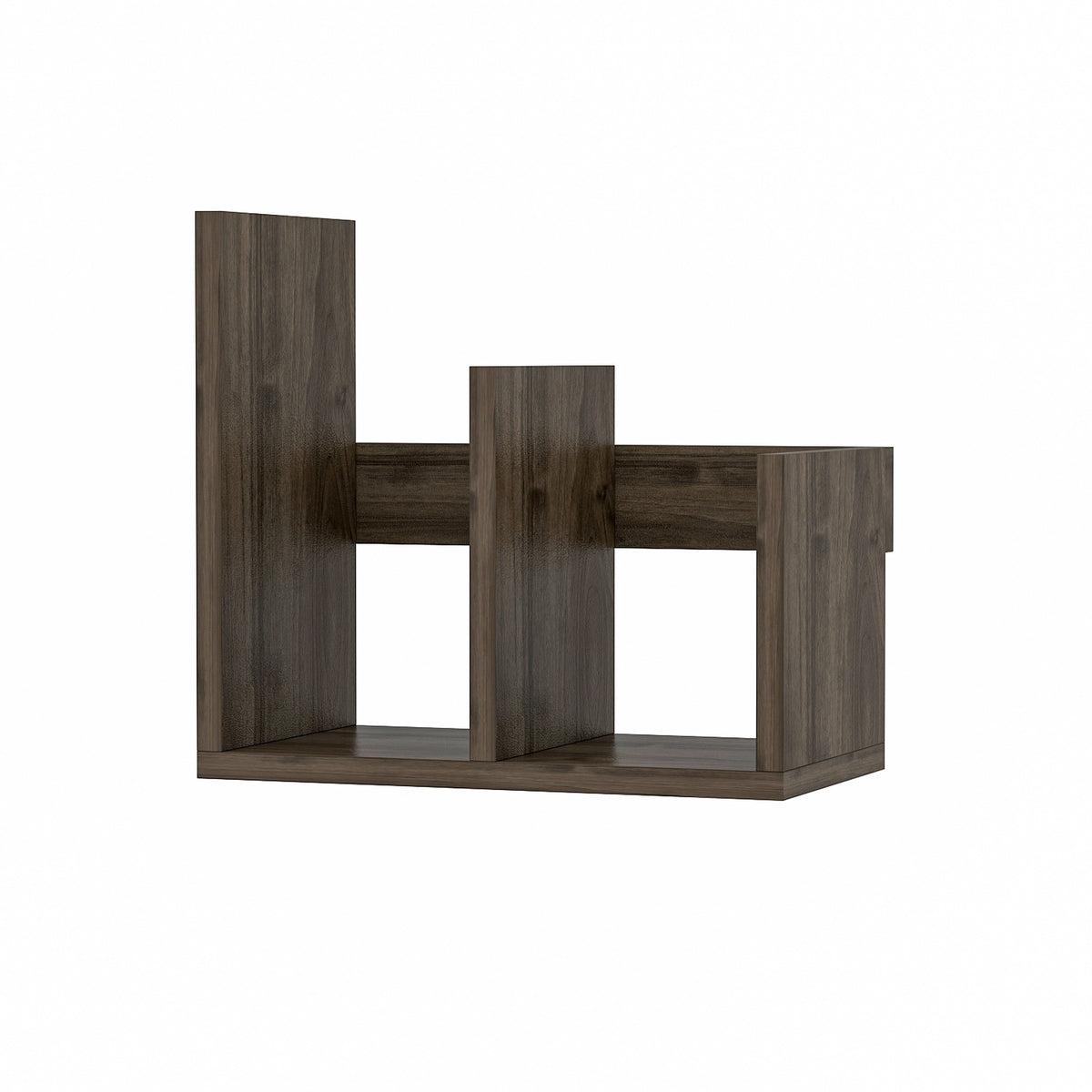 Estantería de pared nogal 22x40x22 cm (4)
