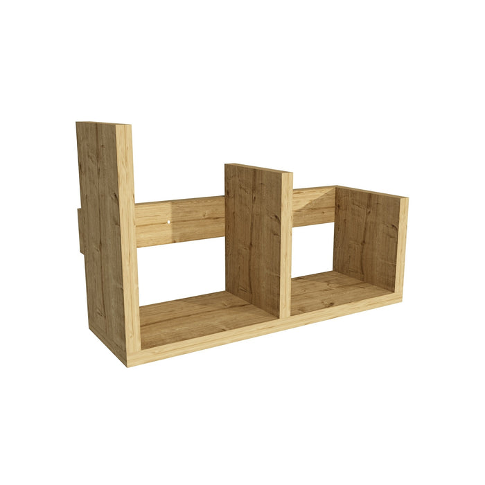 Estantería de pared roble zafiro 22x40x22 cm