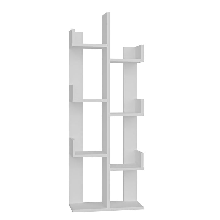 Librería melamina blanca 50x173x22 cm