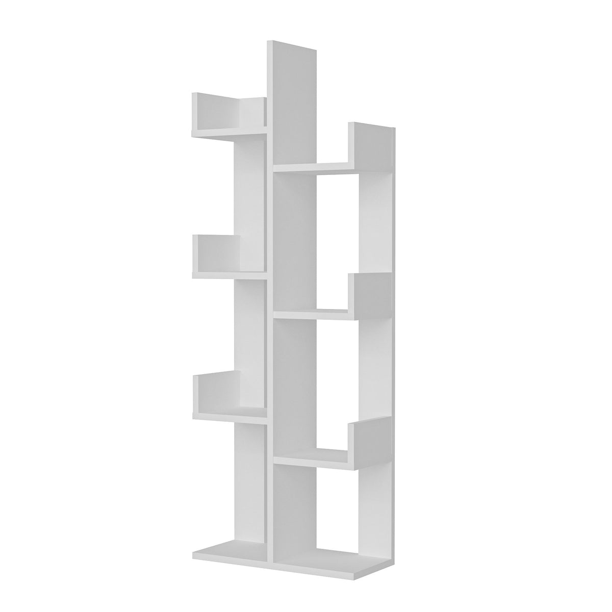 Librería melamina blanca 50x173x22 cm (2)
