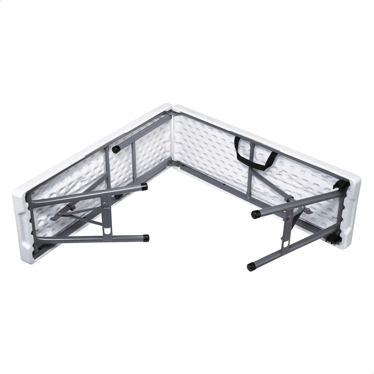 Banco jardín polietileno y metal forma maletín 183 cm (5)