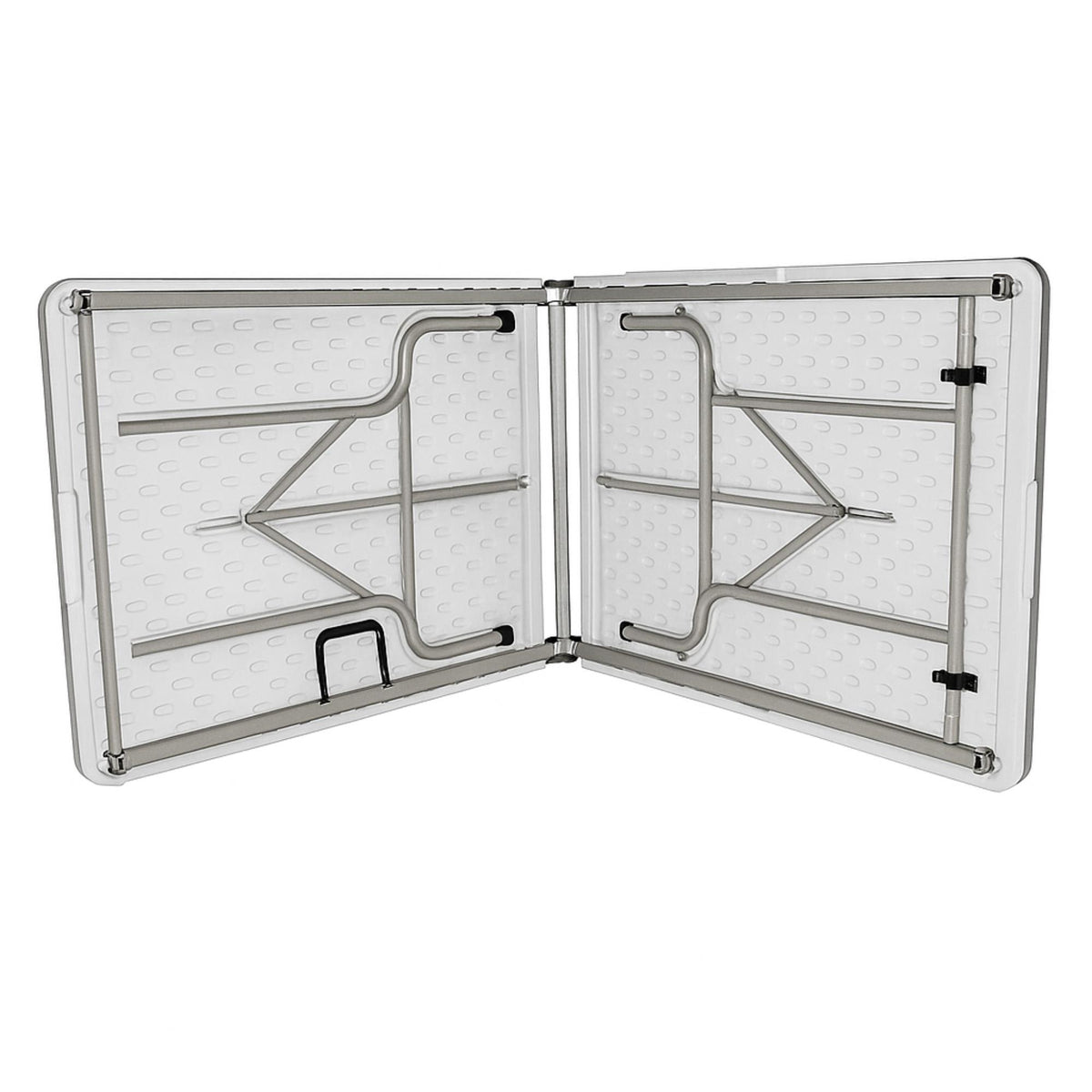 Mesa maleta plegable estructura metálica 180x75x74 cm (6)
