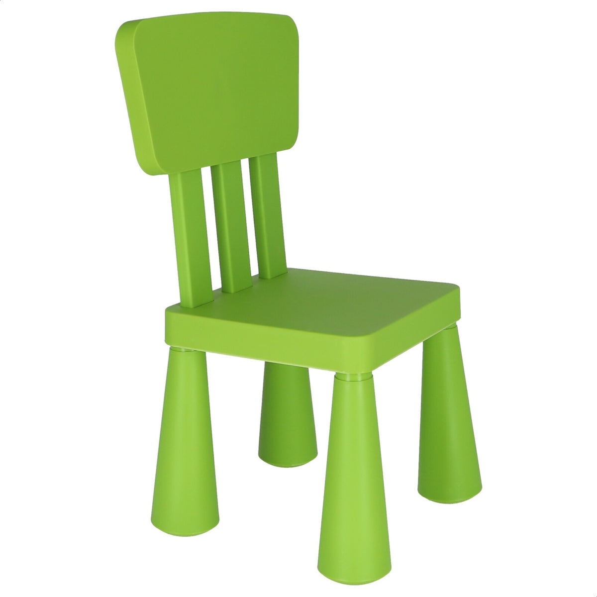 Silla infantil plástico verde 38x35x67 cm (7)