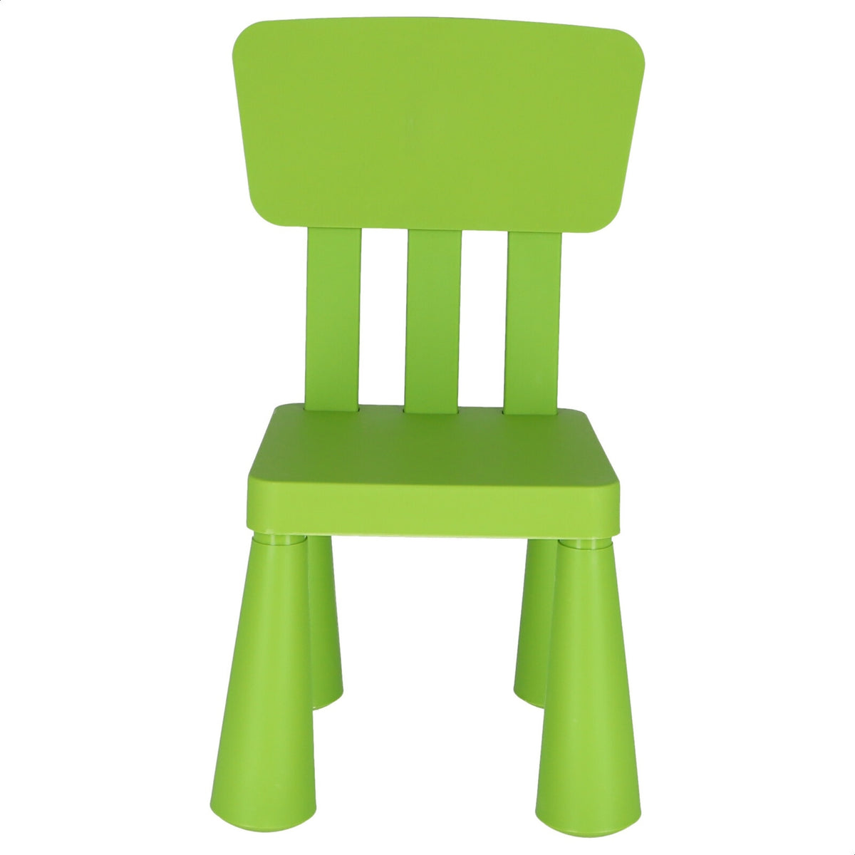 Silla infantil plástico verde 38x35x67 cm (8)