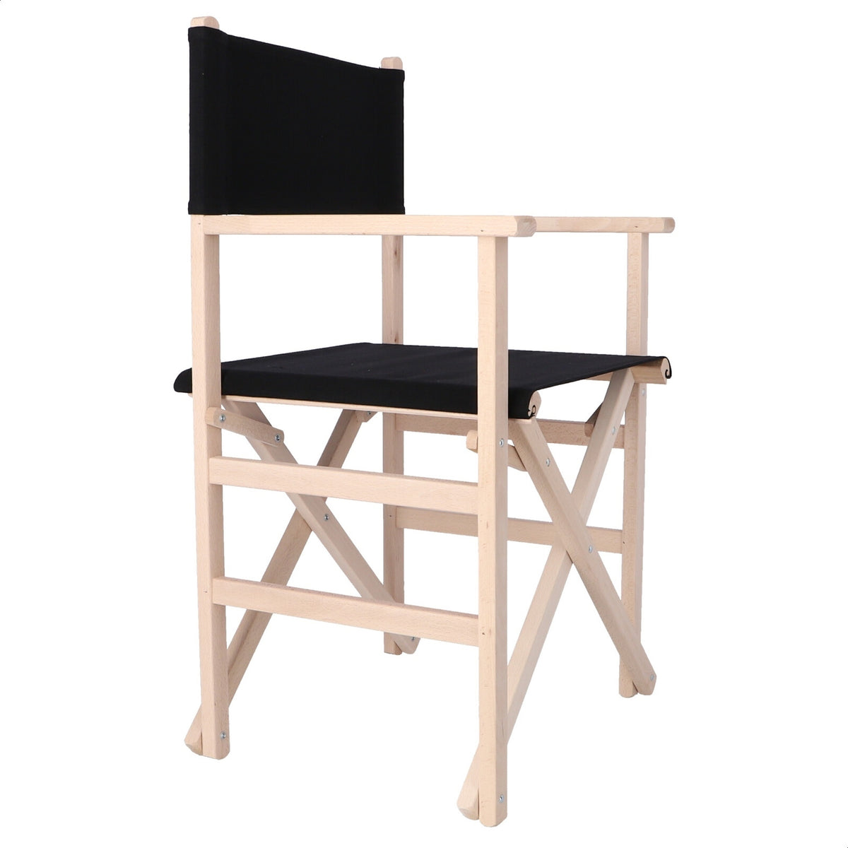 Sillón director haya sin barniz lona negra 51x46x86 cm (7)