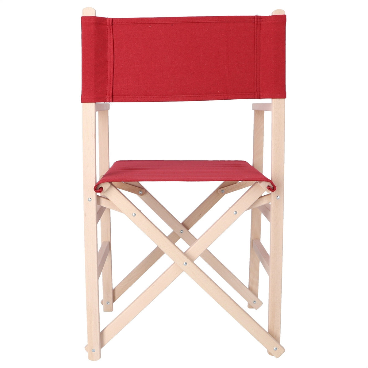 Sillón director haya sin barniz lona granate 51x46x86 cm (5)