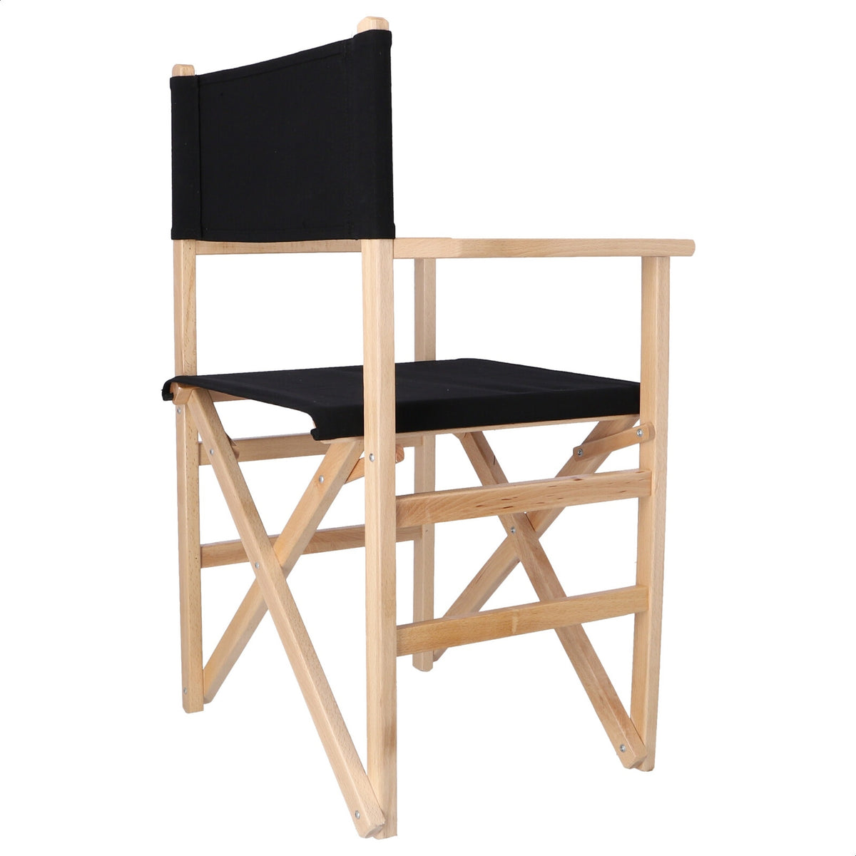 Sillón director haya barniz lona negra 51x46x86 cm (6)