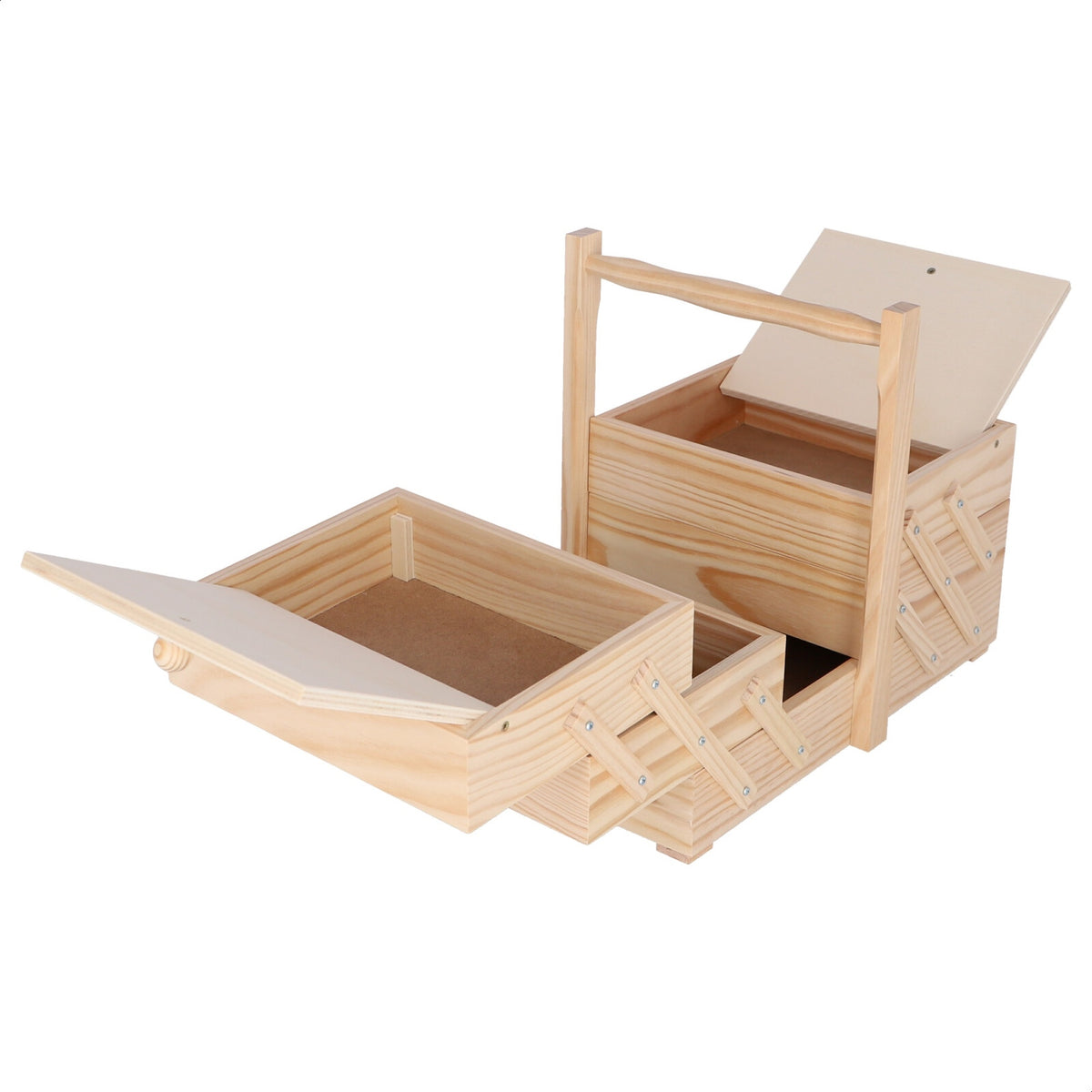 Costurero vintage madera de pino sin barniz
