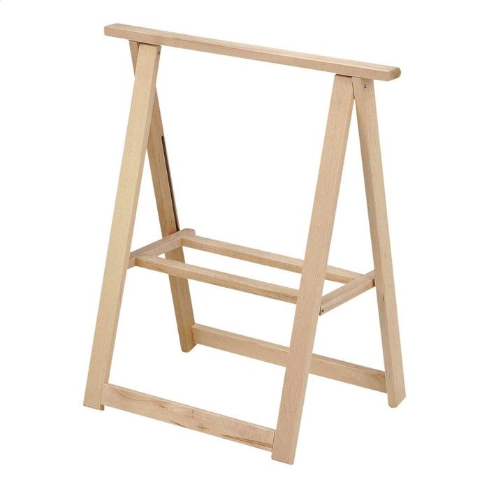 Caballete de haya bajo sin barniz H.73 cm