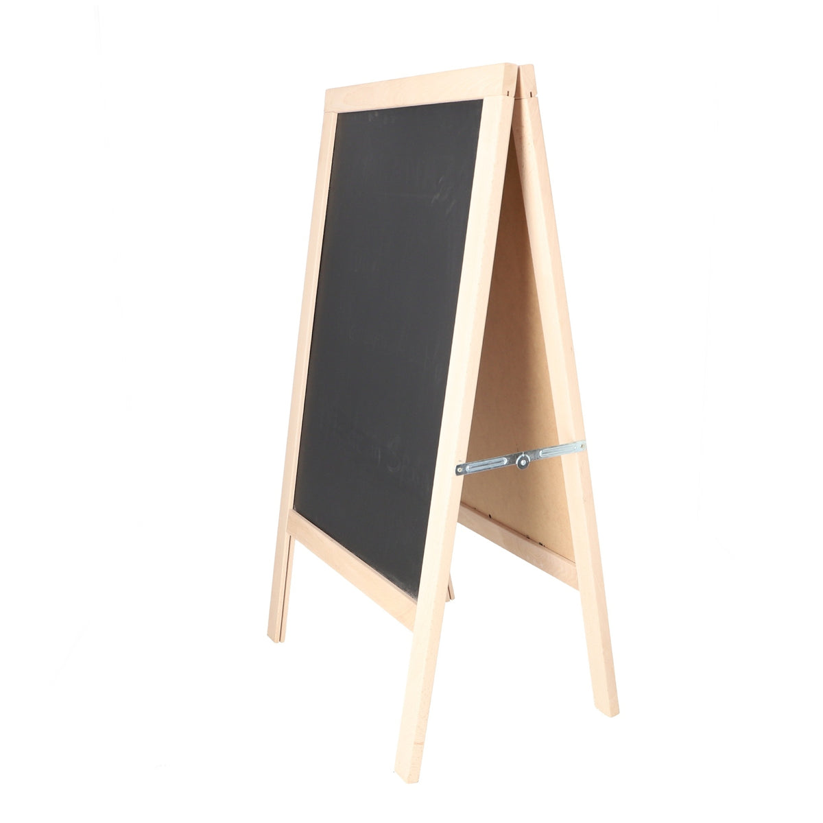 Pizarra caballete alta madera sin barniz 55x34x100 cm