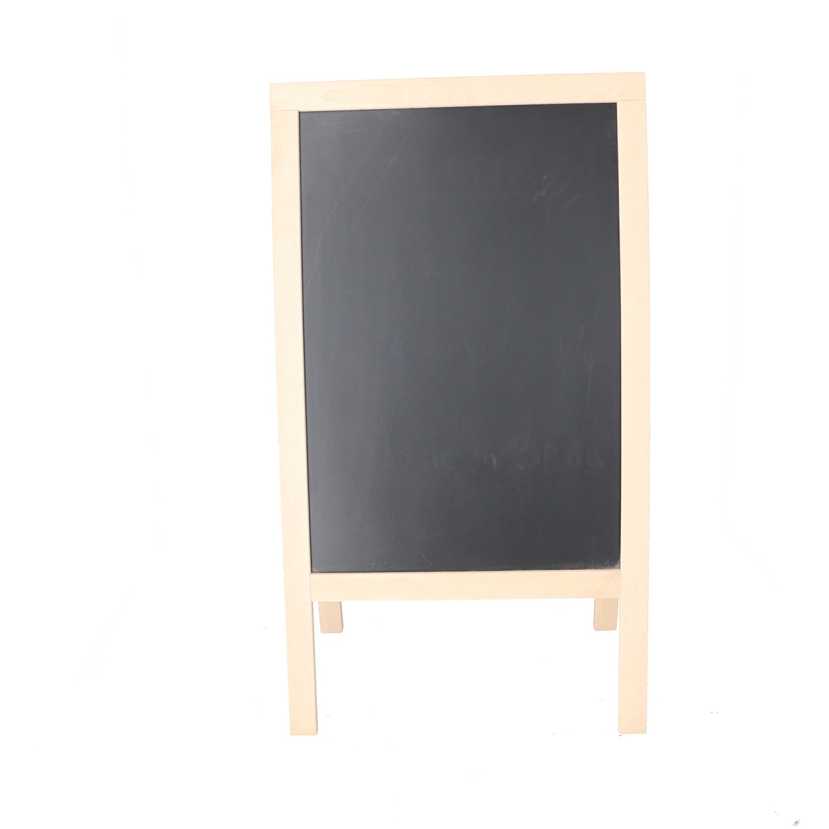 Pizarra caballete alta madera sin barniz 55x34x100 cm (3)