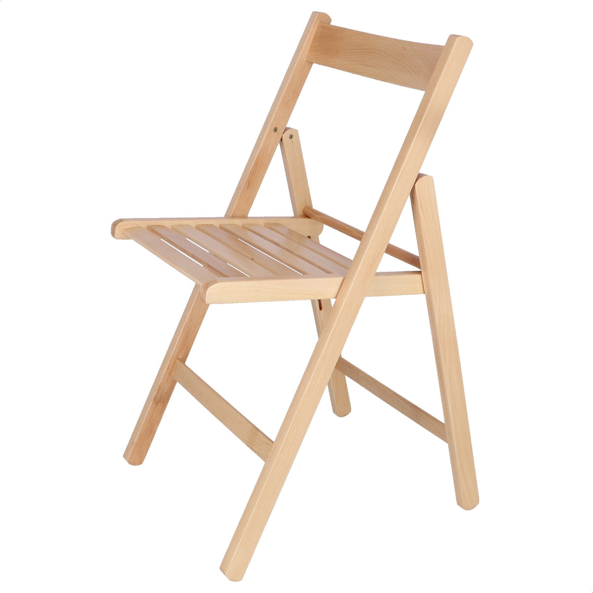 Silla madera de haya barniz 43x47x79 cm