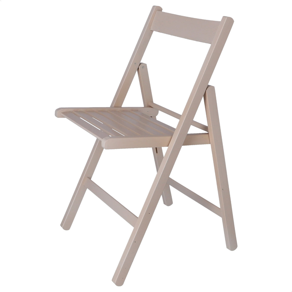 Silla madera de haya blanco 43x47x79 cm