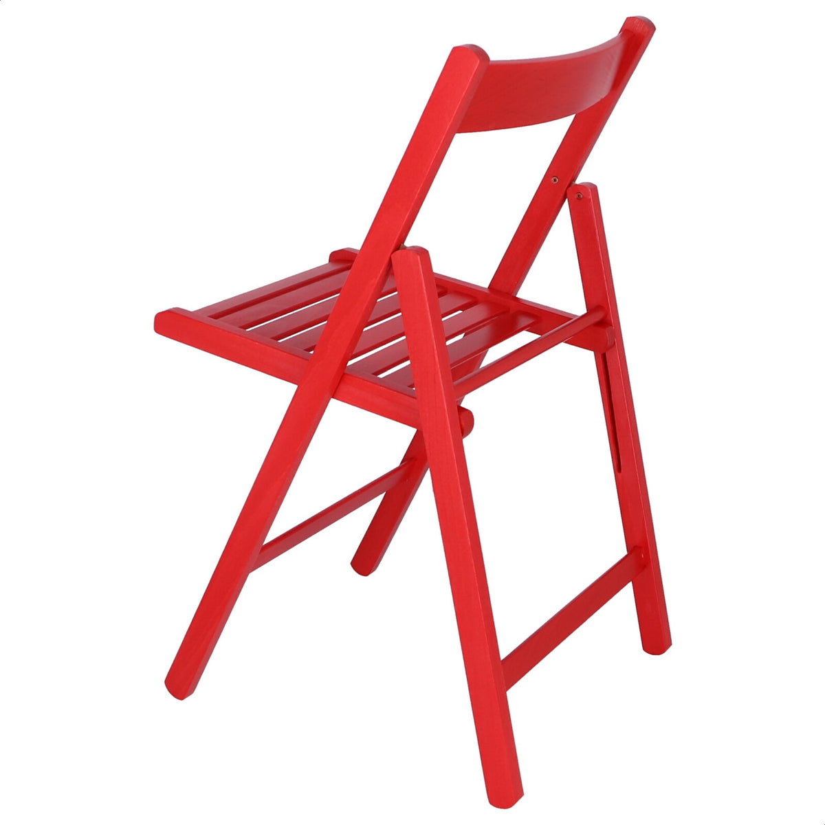 Silla madera de haya rojo 43x47x79 cm (4)