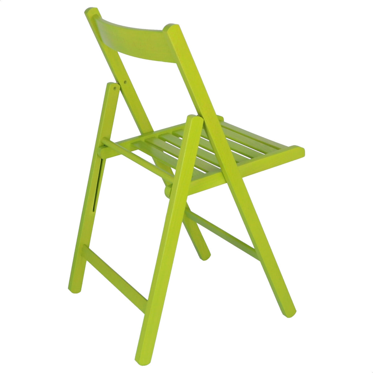 Silla madera de haya verde 43x47x79 cm (6)