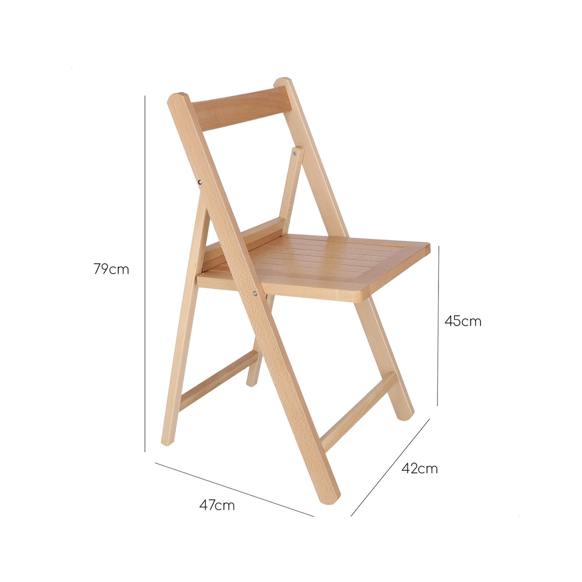 Silla madera de haya barniz 43x47x79 cm (3)