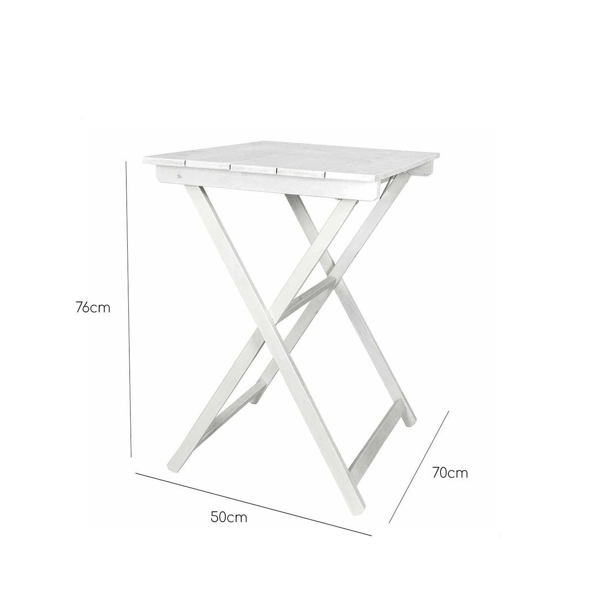 Mesa velador haya plegable acabado blanco 70x50x76cm (3)