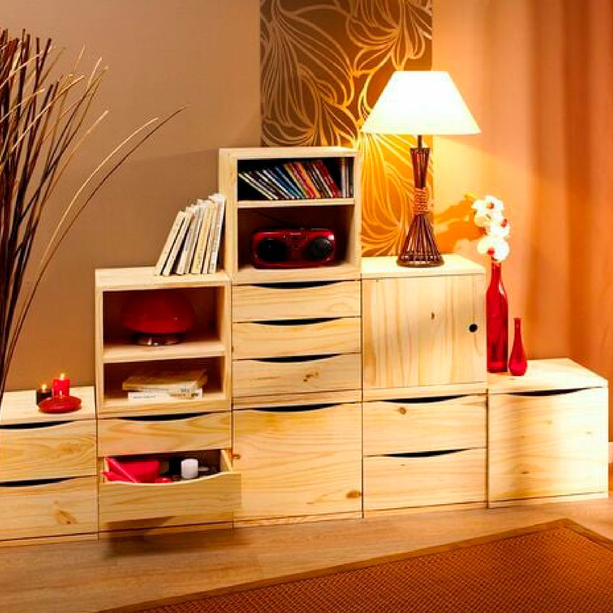 Bloque modular 2 cajones 36x30x36cm (3)