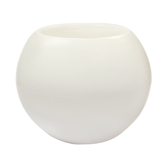 Maceta omega plástico Ø48x42cm blanco