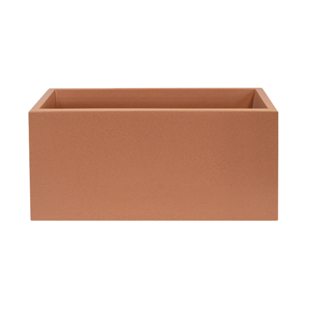 Jardinera polietileno terracota 60x20 cm