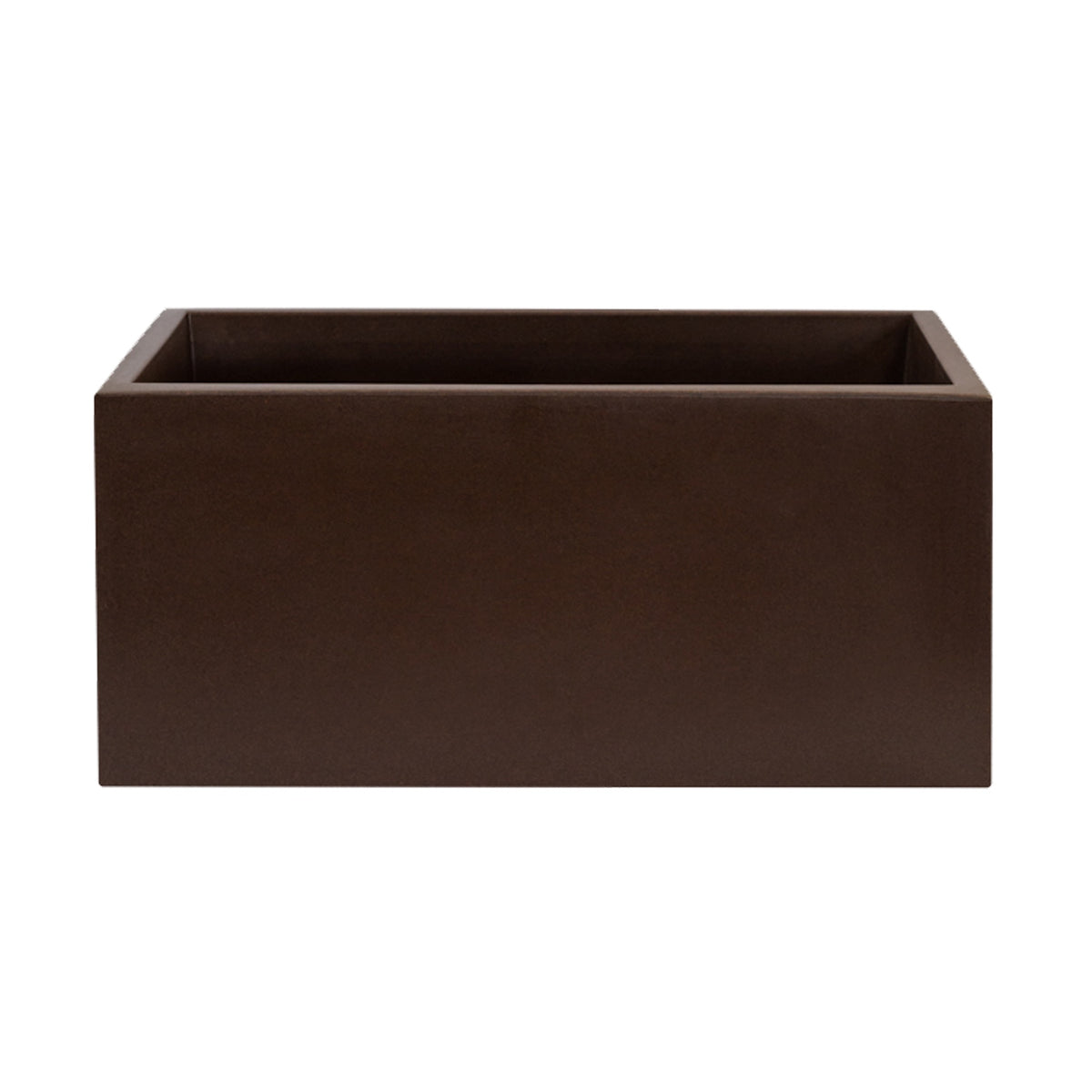 Jardinera polietileno bronce 70x30 cm