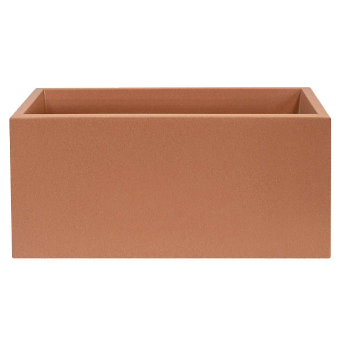 Jardinera polietileno terracota 100x45 cm