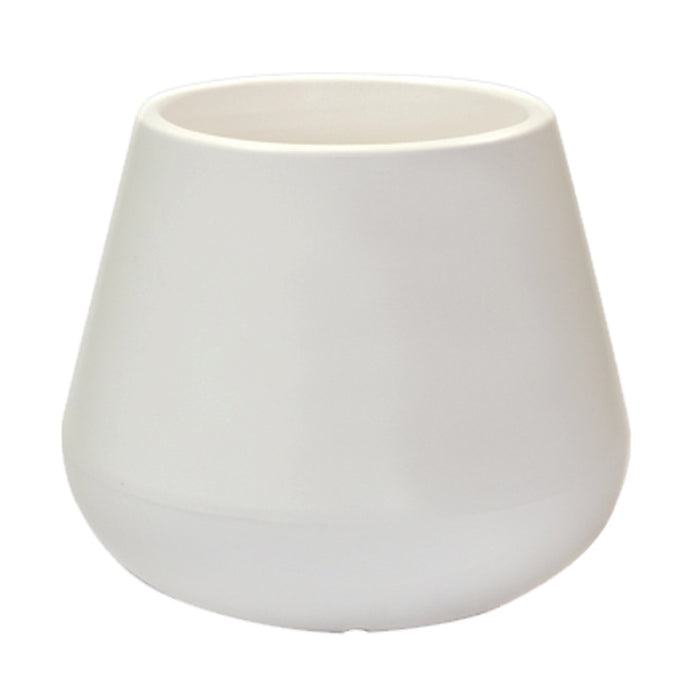 Maceta Adam Ø41x35 cm blanca