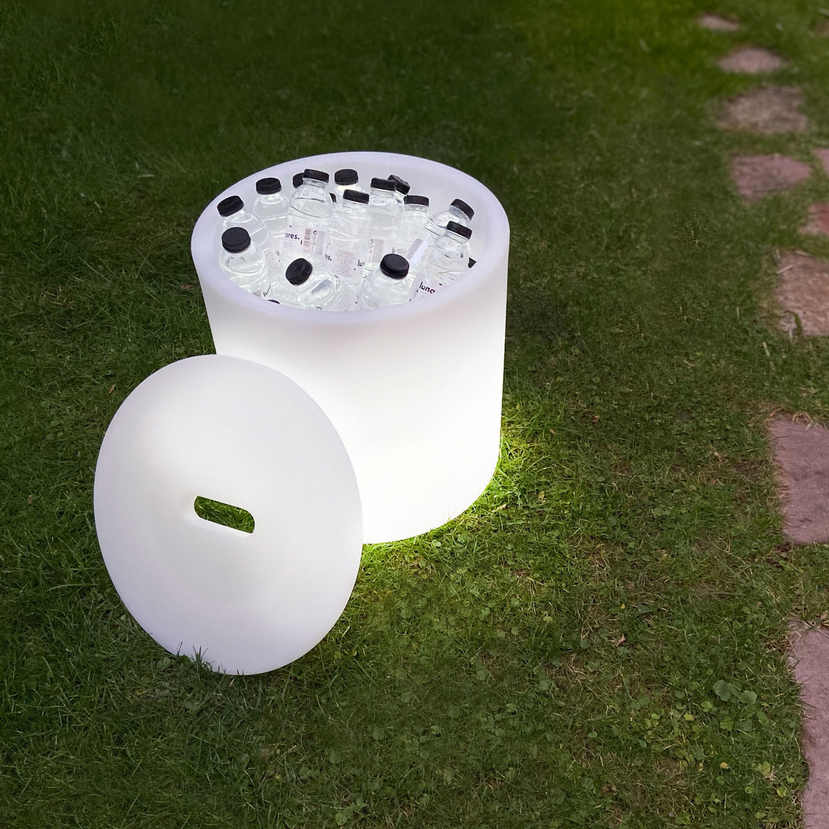 Mesa cubitera con luz Agila Ice Drink Ø37x40cm (4)