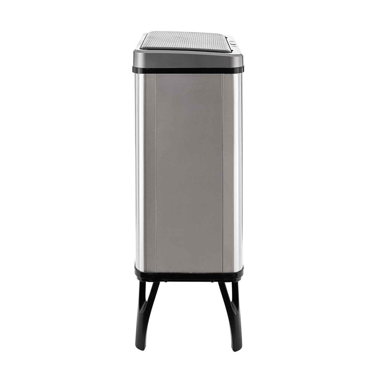 Cubo de basura inteligente apertura automática 40L gris (9)