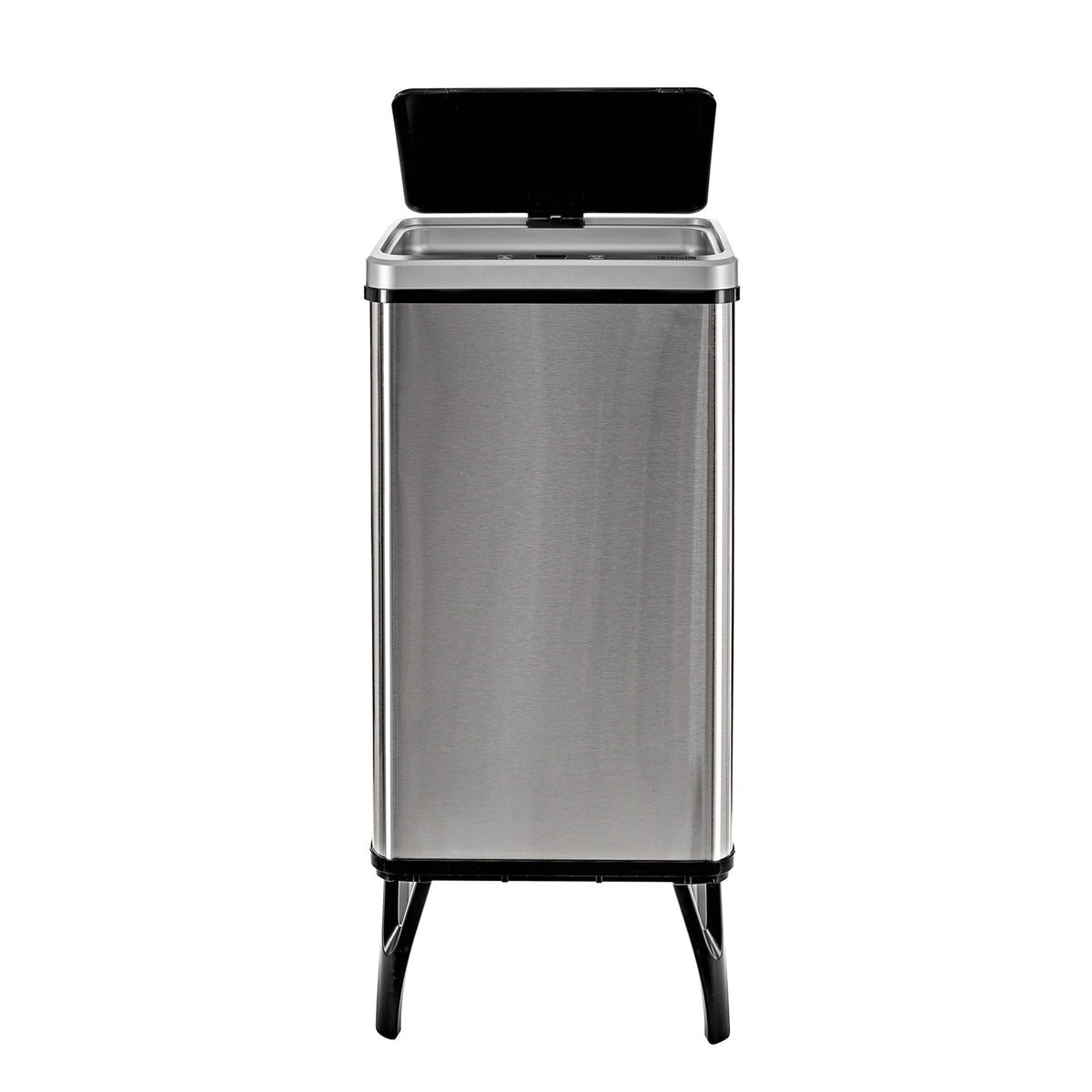 Cubo de basura inteligente apertura automática 50L gris (6)