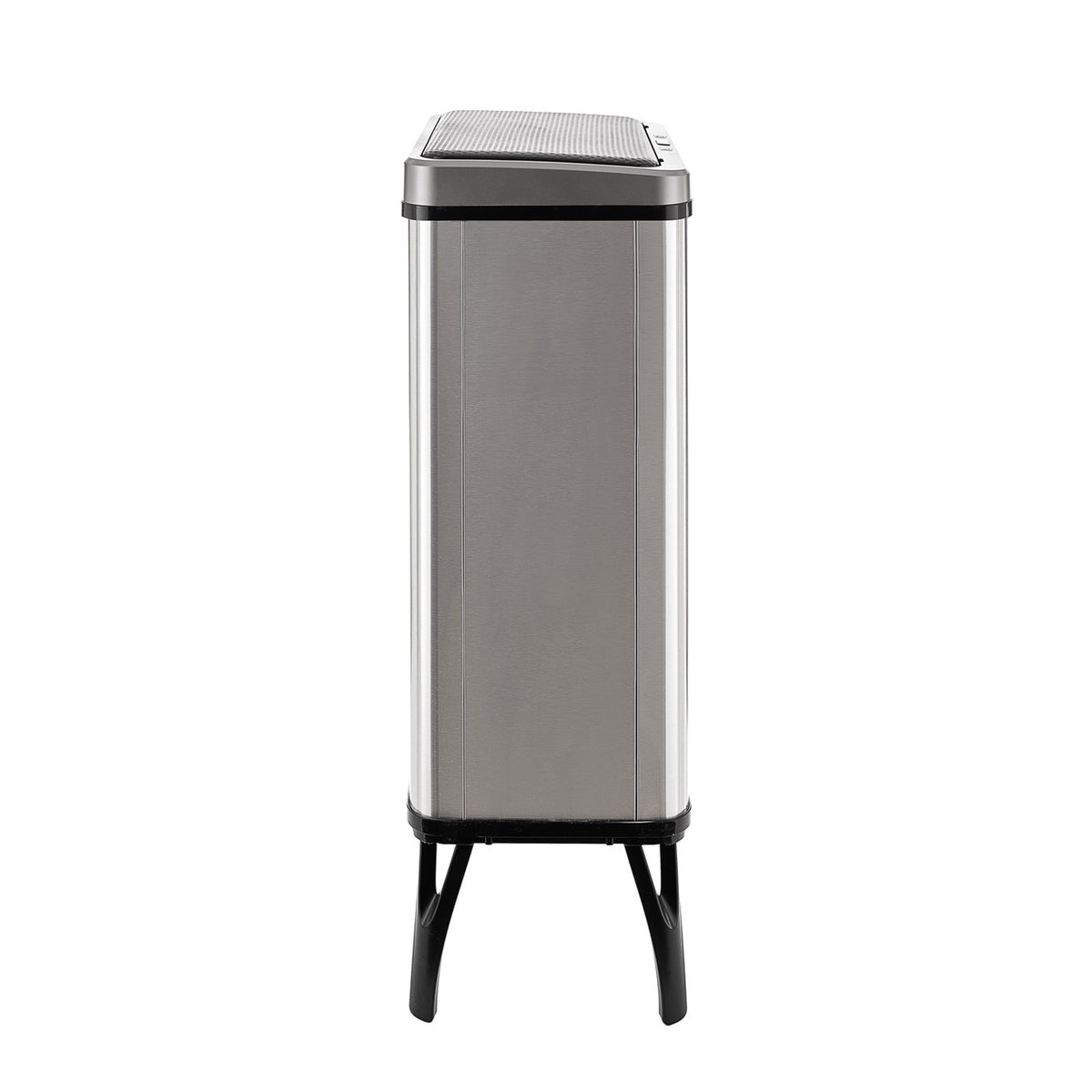 Cubo de basura inteligente apertura automática 50L gris (9)