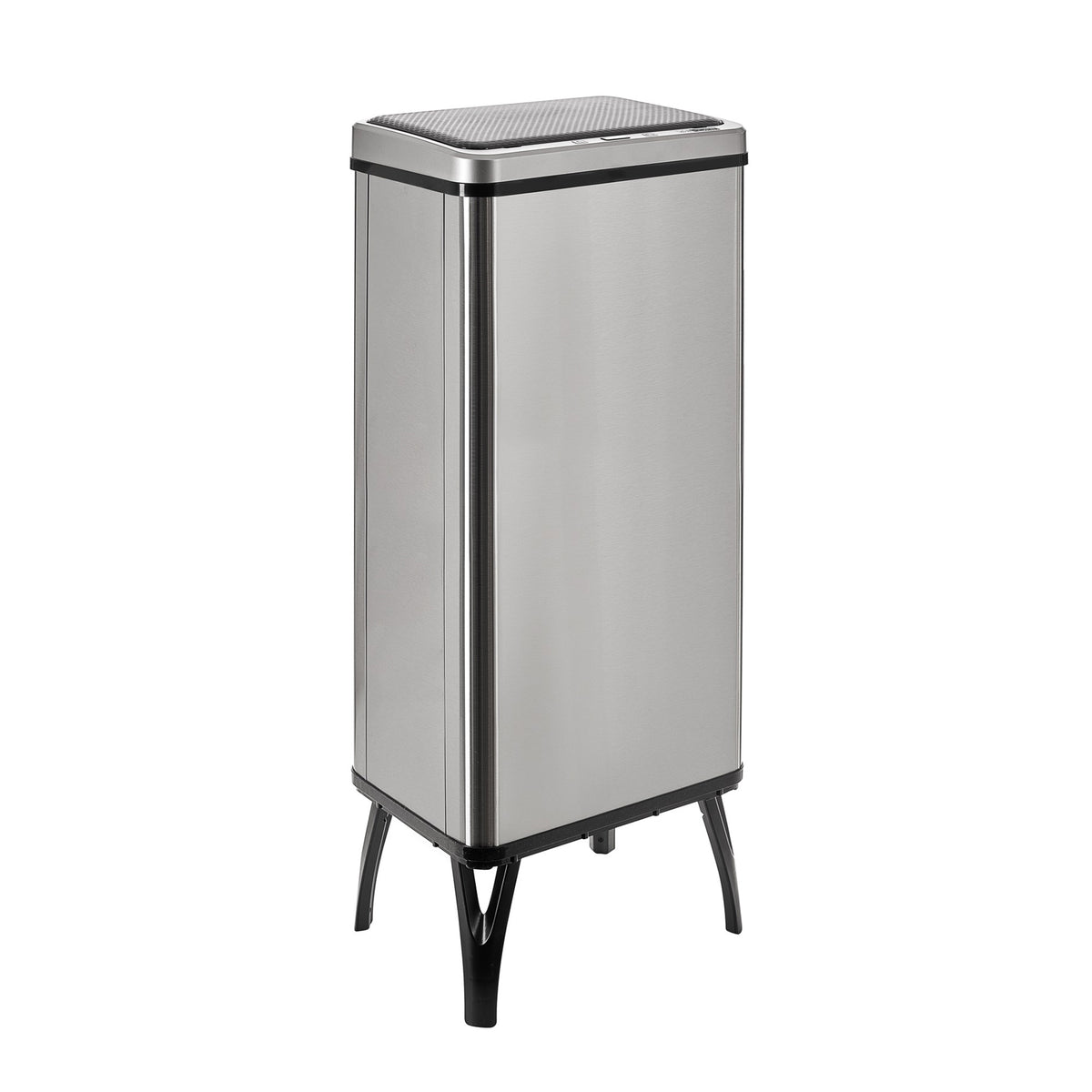 Cubo de basura inteligente apertura automática 60L gris (3)