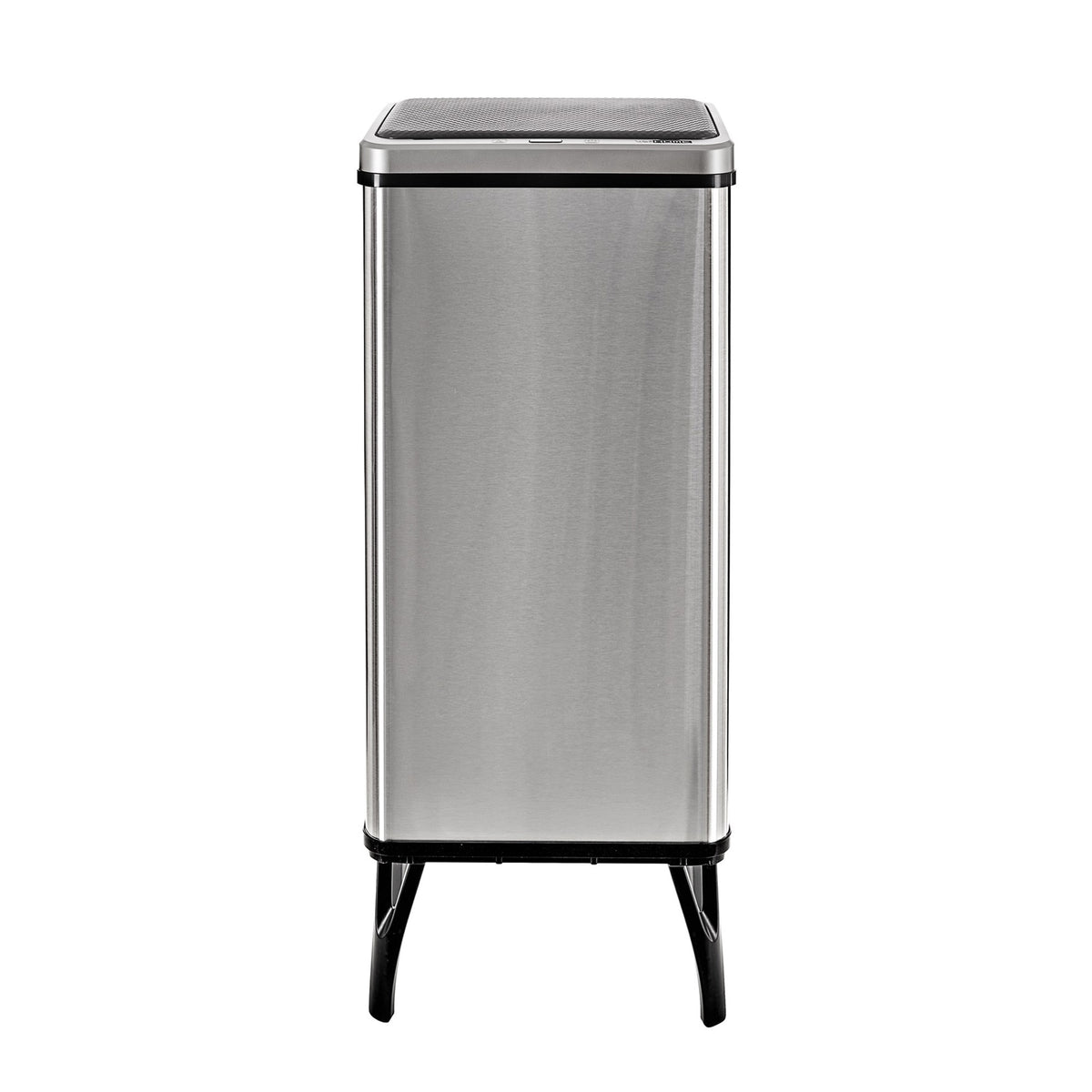 Cubo de basura inteligente apertura automática 60L gris (4)