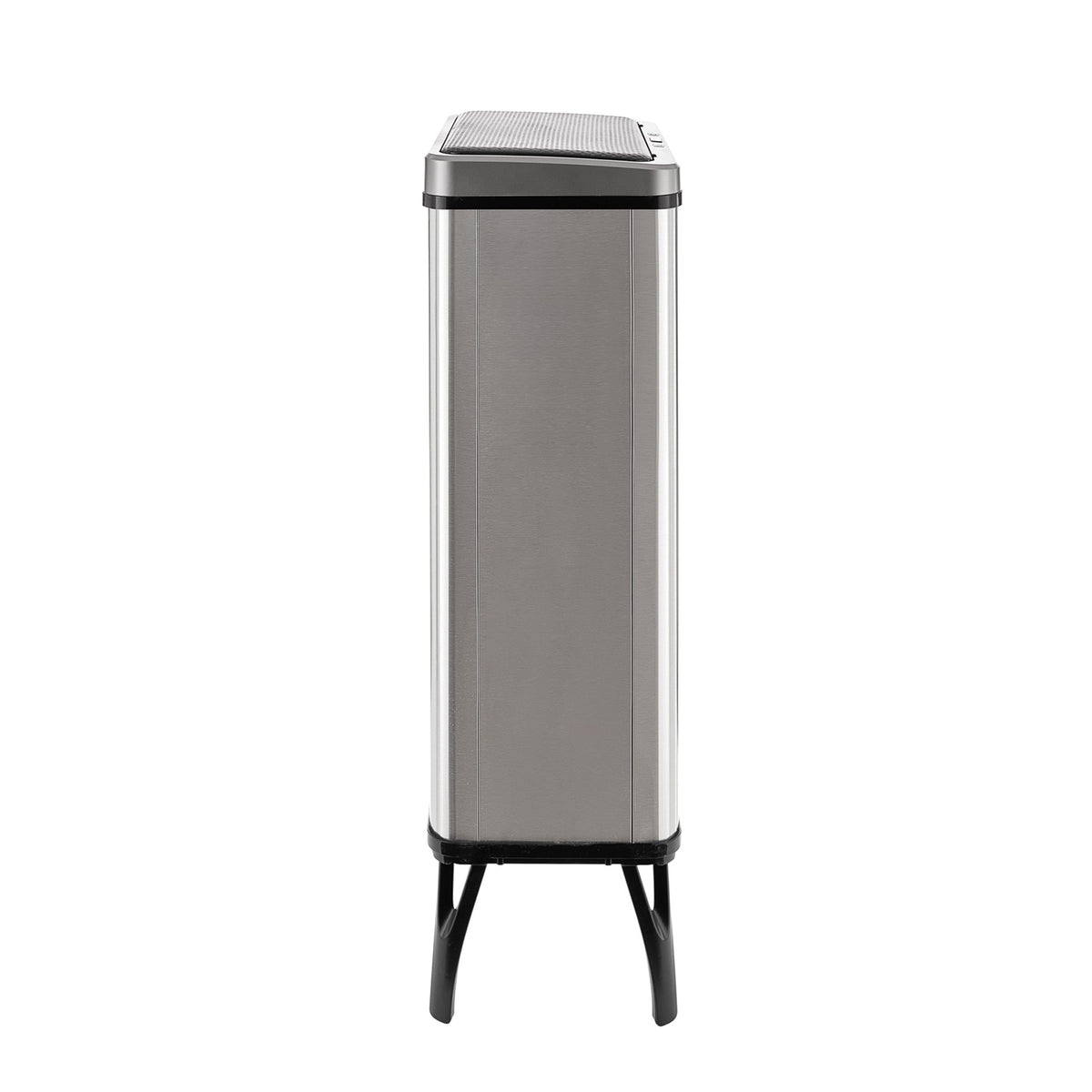 Cubo de basura inteligente apertura automática 60L gris (9)