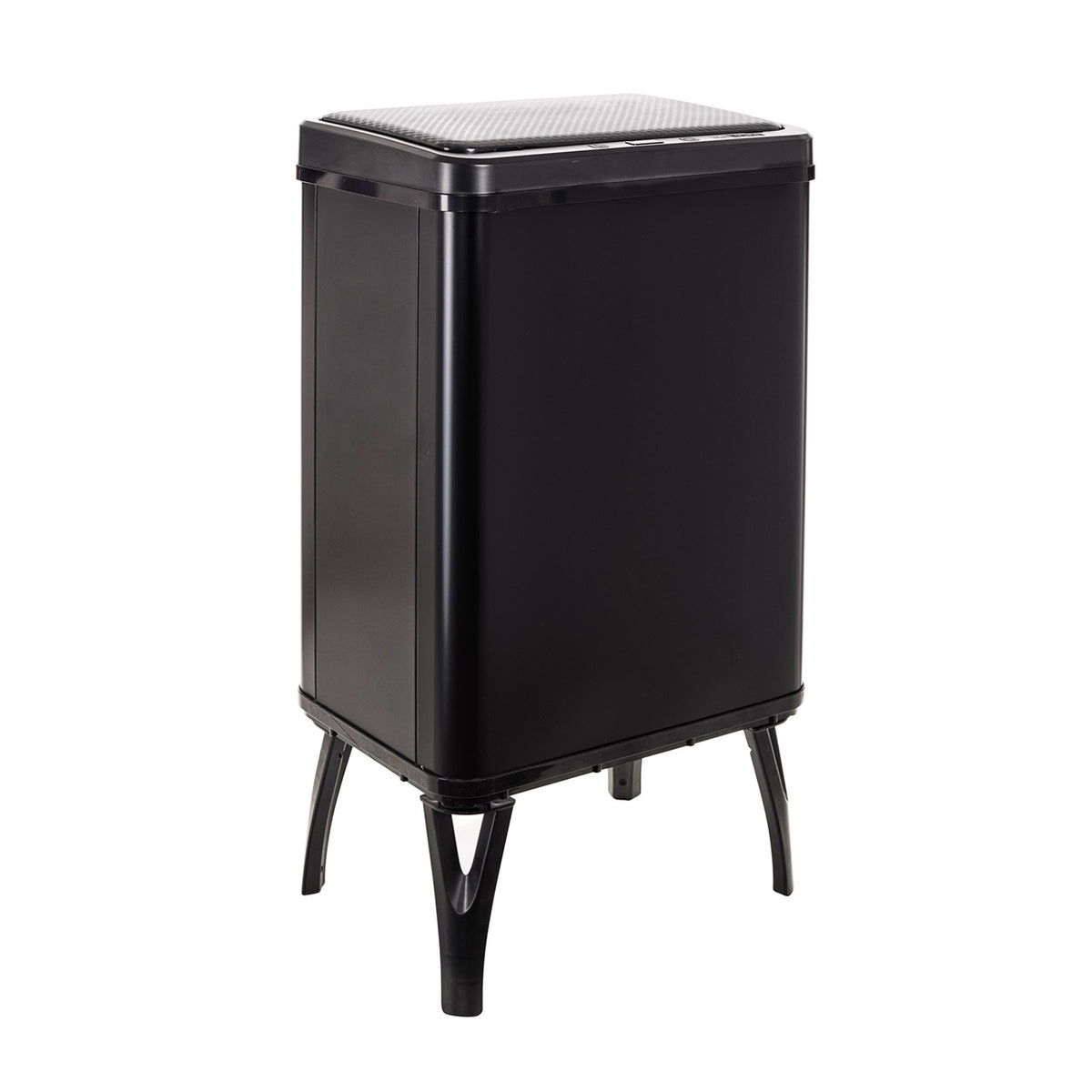 Cubo de basura inteligente apertura automática 40L negro (3)